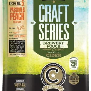 MANGROVE JACKS PASSIONFRUIT & PEACH CIDER 2.4KG POUCH