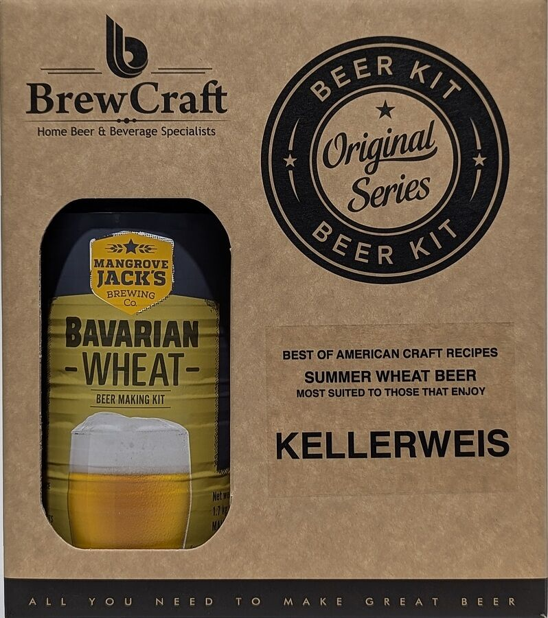 Brewcraft Summer Wheat Beer Recipe Pack – All-Inclusive Homebrew Kit for 23 L of Refreshing Wheat Beer
