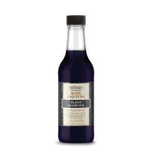 SS ICON LIQUEURS - BLACK SAMBUCA 330 ml BOTTLE