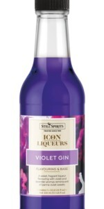 SS ICON LIQUEURS - VIOLET GIN 330ml BOTTLE