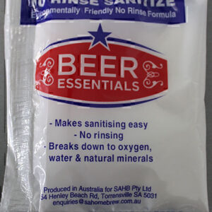 BEER ESSENTIALS NO RINSE STERILIZER  25g SACHET