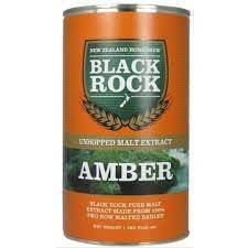 BLACK ROCK - AMBER UNHOPPED TIN 1.7KG