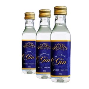 SAMUEL WILLARDS PREMIUM  SPIRITS ESSENCE  BOMBAY GIN