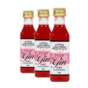 SAMUEL WILLARDS PREMIUM  SPIRITS ESSENCE  PINK GIN