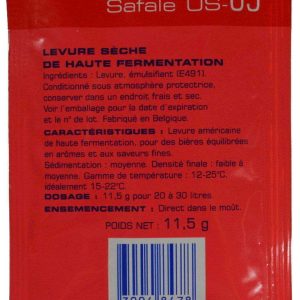 SAFALE T-58 BREWING YEAST TEMPERATURE RANGE 12c-25c