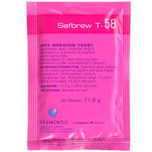 T-58 SAFBREW YEAST 10G